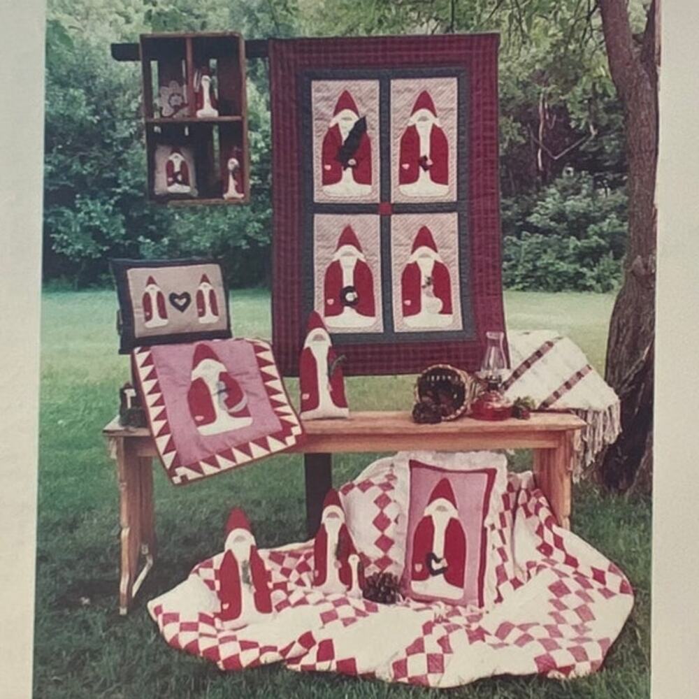Country Threads 117 Father Christmas Pattern Holiday Home Decor Versatile